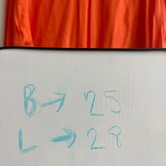 Torrid Womens Shirt Front Pockets Button Down Long Sleeve Orange Size 3 - Picture 6 of 6